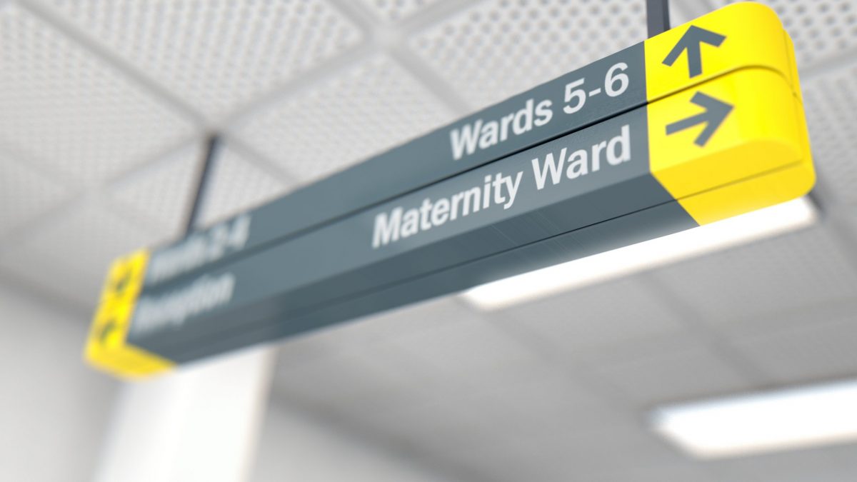 Maternity ward in a hospital